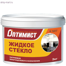 Стекло жидкое (натриевое) 3кг «Оптимист» К507 - С-000063712 Стекло жидкое (натриевое) 3кг «Оптимист» К507 - С-000063712