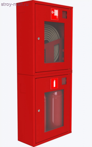 Шкаф пожарный правый ШПК-320 НОК красный - 016-0047