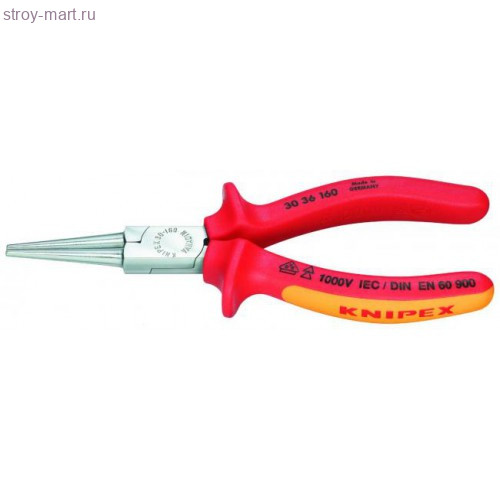 Длинногубцы, без режущих кромок 30 36 160 - KN-3036160 Длинногубцы, без режущих кромок 30 36 160 - KN-3036160