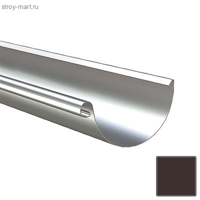 Lindab, Желоб полукруглый 150 мм*3 м, (434) RAL 8017 коричневый - С-000046864 Lindab, Желоб полукруглый 150 мм*3 м, (434) RAL 8017 коричневый - С-000046864