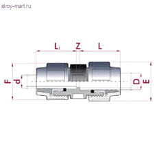 Муфта ПЭ Дн 32 нап компресс - 4606034036136 Муфта ПЭ Дн 32 нап компресс - 4606034036136