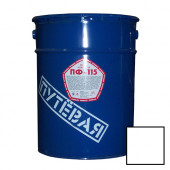 Эмаль ПФ-115 «Путевая» белая 20 кг. / Ярославль - С-000085494 Эмаль ПФ-115 «Путевая» белая 20 кг. / Ярославль - С-000085494