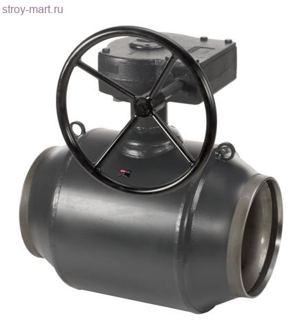 Кран шаровой сталь JIP/G-WW Ду 500 Ру25 под приварку с редуктором Danfoss 065N0181G Кран шаровой сталь JIP/G-WW Ду 500 Ру25 под приварку с редуктором Danfoss 065N0181G