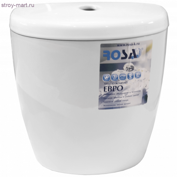 Бачок Евро белый кнопка в комплекте арматура Кировская Керамика - 023-1530 Бачок Евро белый кнопка в комплекте арматура Кировская Керамика - 023-1530