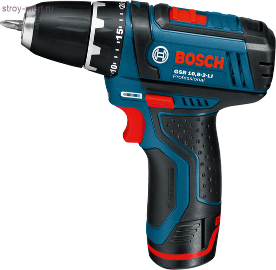 Аккумуляторная дрель-шуруповерт Bosch GSR 10,8-2-LI Professional - 601868107 Аккумуляторная дрель-шуруповерт Bosch GSR 10,8-2-LI Professional - 601868107