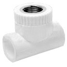 Тройник PP-R комбинированн белый Дн 25x3/4 ВР ПК Контур - 027-4514 Тройник PP-R комбинированн белый Дн 25x3/4 ВР ПК Контур - 027-4514