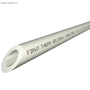 Труба PP-R серый Дн 32х5,4 Ру20 80C L=4м Firat - 4606034032497
