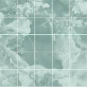 ПО рустованная ХДФ, 1220х2440х3 мм (2,98 м2) «Малахит» цвет Морская волна - С-000111114