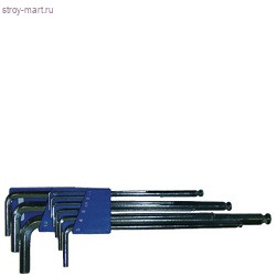 Ключи имбусовые-шестигранные, «888», набор-9 шт. (1,5-10мм) с шаром, CrV / 6806050 - С-000076163 Ключи имбусовые-шестигранные, «888», набор-9 шт. (1,5-10мм) с шаром, CrV / 6806050 - С-000076163