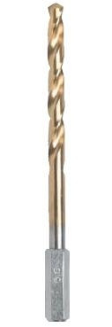 Сверло д\металла HSS-TiN, 3х100мм, 1шт, хв-1\4" - D-14928