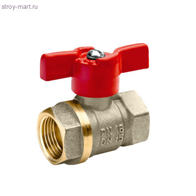 Кран шаровой латунь 11Б27п1 А30/1 никель Ду 15 ВР бабочка БАЗ - 007-7482 Кран шаровой латунь 11Б27п1 А30/1 никель Ду 15 ВР бабочка БАЗ - 007-7482