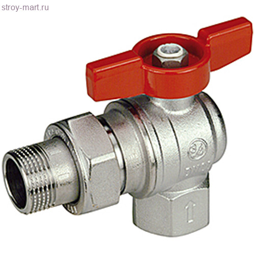 Кран шаровой латунь угловой R789 Ду 15 ВР/американка полный проход бабочка Giacomini R789X003 - 8009902168056 Кран шаровой латунь угловой R789 Ду 15 ВР/американка полный проход бабочка Giacomini R789X003 - 8009902168056