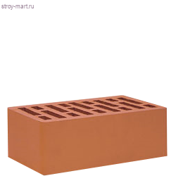 Кирпич лицевой пустотелый красный 1,4Ф М150 (352шт). ОСМиБТ - С-000102293