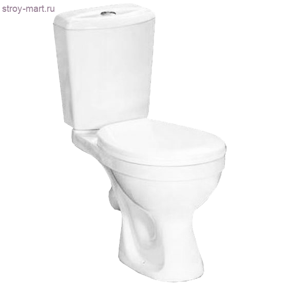 Унитаз-компакт Комфорт белый косой выпуск в комплекте Кировская Керамика - 4620008192789 Унитаз-компакт Комфорт белый косой выпуск в комплекте Кировская Керамика - 4620008192789