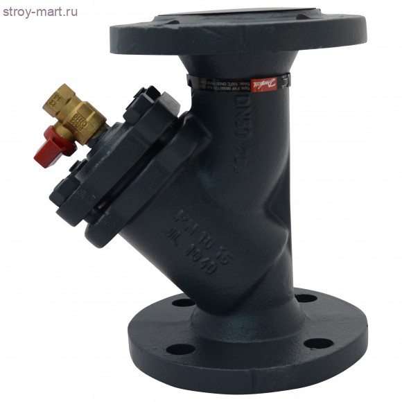 Фильтр сетчатый чугун FVF с краном для слива Ду 15 Ру16 фл Danfoss 065B7726 Фильтр сетчатый чугун FVF с краном для слива Ду 15 Ру16 фл Danfoss 065B7726