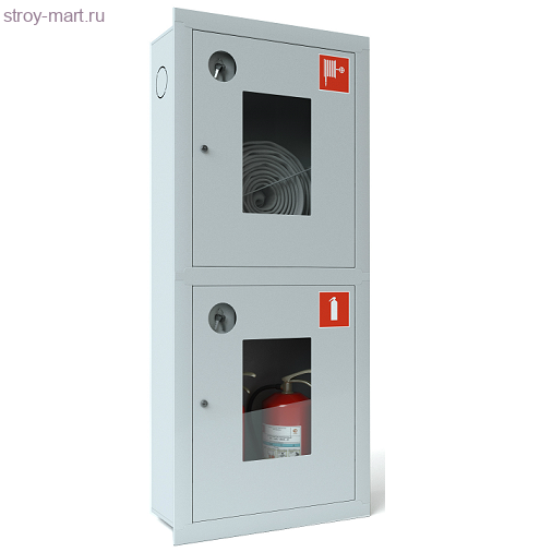 Шкаф пожарный правый ШПК-320 ВОБ белый - 016-0040