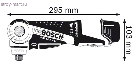 Аккумуляторный угловой шуруповерт Bosch GWI 10,8 V-LI Professional - 0601360U0D Аккумуляторный угловой шуруповерт Bosch GWI 10,8 V-LI Professional - 0601360U0D