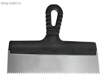 Шпатель «Сибртех» 150 мм, зуб 6х6 мм, из нержавеющей стали, пластмассовая ручка / 85459 - С-000119866 Шпатель «Сибртех» 150 мм, зуб 6х6 мм, из нержавеющей стали, пластмассовая ручка / 85459 - С-000119866