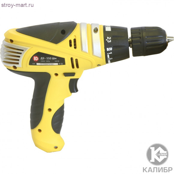 Эл. дрель-шуруповёрт "Калибр Мастер ДЭ- 550 ШМ" Эл. дрель-шуруповёрт "Калибр Мастер ДЭ- 550 ШМ"