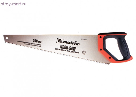 Ножовка по дереву «Matrix Master», 500 мм,волновая вырубка,3-4 TPI,зуб 2D,каленый зуб,двухкомп.руко-ка / 23560 - С-000131842 Ножовка по дереву «Matrix Master», 500 мм,волновая вырубка,3-4 TPI,зуб 2D,каленый зуб,двухкомп.руко-ка / 23560 - С-000131842