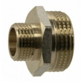 Ниппель латунь никель Ду 15 НР БАЗ - 027-9729 Ниппель латунь никель Ду 15 НР БАЗ - 027-9729