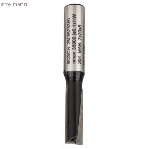 Фреза пазовая Std S8/D7/L20 - 2608628380 Фреза пазовая Std S8/D7/L20 - 2608628380