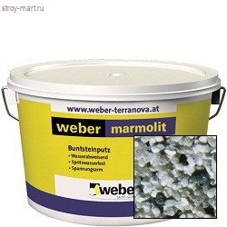 Штукатурка мозаичная Вебер.пас мармолит 2 мм, М112 - С-000074497 Штукатурка мозаичная Вебер.пас мармолит 2 мм, М112 - С-000074497