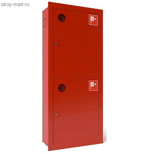 Шкаф пожарный правый ШПК-320 ВЗК красный - 016-0079
