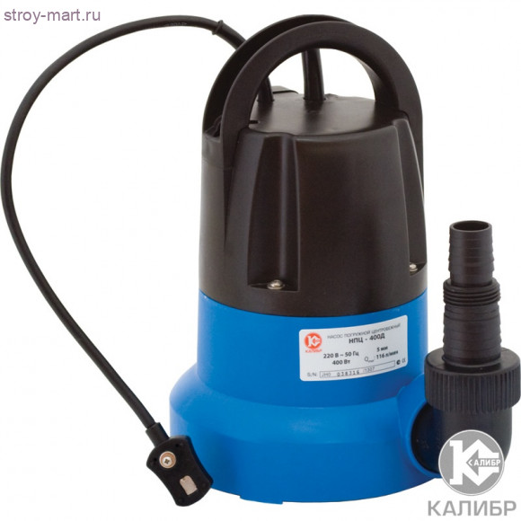 Эл. насос центроб. "Калибр НПЦ-400Д" Эл. насос центроб. "Калибр НПЦ-400Д"