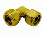 Угольник для PE-X латунь Дн 25х3,5 STC 6004