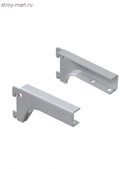 Кронштейн для полки 25 мм толщиной, "Серебристый" Кронштейн для полки 25 мм толщиной, "Серебристый"