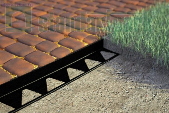 Бордюр Б-300.8,5.4,5 пластиковый черный L3000 - 8210 Бордюр Б-300.8,5.4,5 пластиковый черный L3000 - 8210