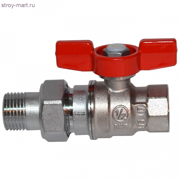 Кран шаровой латунь R859 Ду 32 ВР/американка полный проход бабочка Giacomini R859X029 Кран шаровой латунь R859 Ду 32 ВР/американка полный проход бабочка Giacomini R859X029