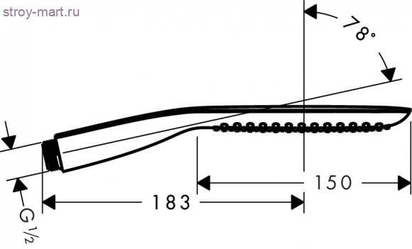 Ручной мини-душ PuraVida 120 1jet, ?’ PuraVida 28558400 Ручной мини-душ PuraVida 120 1jet, ?’ PuraVida 28558400