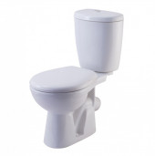 Унитаз-компакт Евро белый кнопка косой выпуск в комплекте Кировская Керамика - 4606034069288 Унитаз-компакт Евро белый кнопка косой выпуск в комплекте Кировская Керамика - 4606034069288