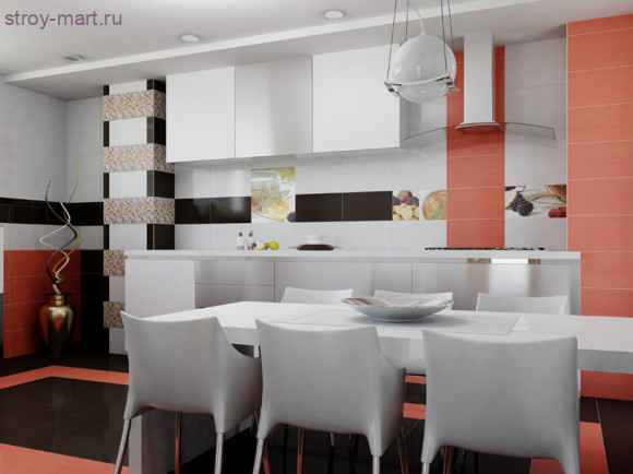 Плитка настенная Orange (КПО16МР813) 25x45 Плитка настенная Orange (КПО16МР813) 25x45