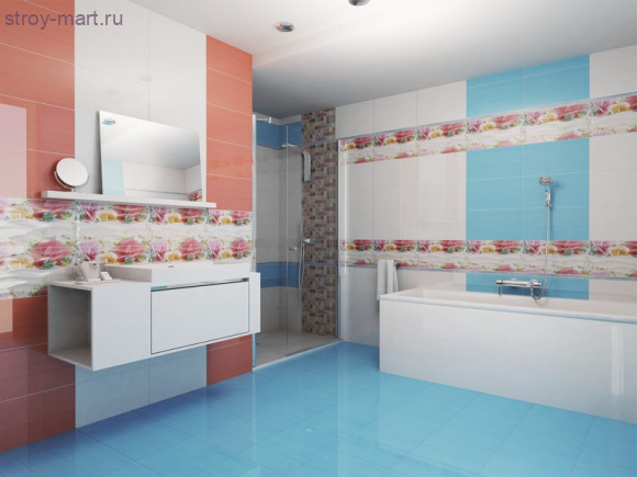 Плитка настенная Orange (КПО16МР813) 25x45 Плитка настенная Orange (КПО16МР813) 25x45