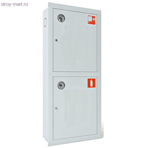 Шкаф пожарный правый ШПК-320 ВЗБ белый - 016-0056