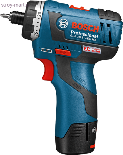Аккумуляторные шуруповерты Bosch GSR 10,8 V-EC HX Professional - 06019D4100 Аккумуляторные шуруповерты Bosch GSR 10,8 V-EC HX Professional - 06019D4100