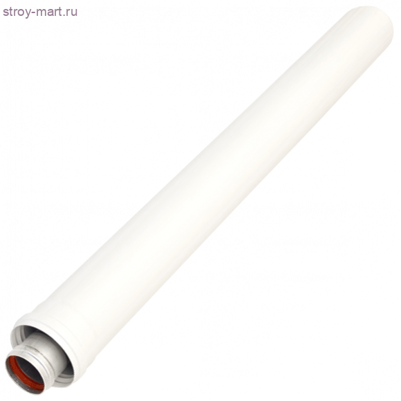 Труба дымоотвод Ду 60/100 L=1м коаксиальн б/комплекта Ariston 3318005