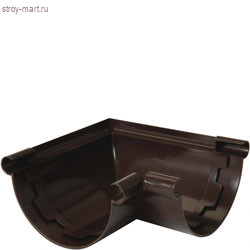 Угол желоба 90 градусов универсальный Nicoll коричневый, ANC25M - С-000087652 Угол желоба 90 градусов универсальный Nicoll коричневый, ANC25M - С-000087652