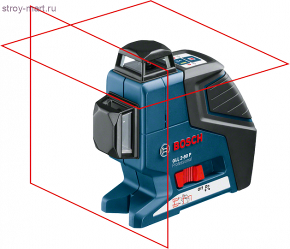 Линейный лазерный нивелир Bosch GLL 2-80 P Professional - 601063204