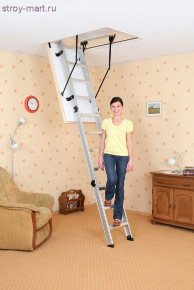 Складная чердачная лестница Alu-Profi 60x112 Складная чердачная лестница Alu-Profi 60x112