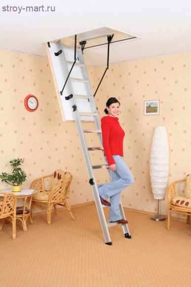 Складная чердачная лестница Alu-Profi 60x112 Складная чердачная лестница Alu-Profi 60x112