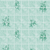 ПО рустованная ХДФ, 1220х2440х3 мм (2,98 м2) «Лилия» цвет Изумруд - С-000107634