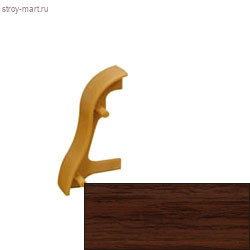 Соединитель для плинтуса ЭТ-130 махагон темный EсoLine (2 шт./уп.; 25 уп. / кор.) - С-000057933 Соединитель для плинтуса ЭТ-130 махагон темный EсoLine (2 шт./уп.; 25 уп. / кор.) - С-000057933