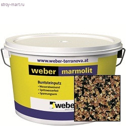Штукатурка мозаичная Вебер.пас мармолит 1.5 мм, М224 - С-000074495 Штукатурка мозаичная Вебер.пас мармолит 1.5 мм, М224 - С-000074495