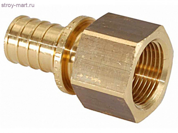 Муфта с внутренней резьбой под надвижную гильзу латунная - 25х1' вн/р (3,5)