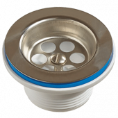 Выпуск для умывальника/мойки нерж/сетка 1 1/2 Орио А-4004-02 -4607130488164