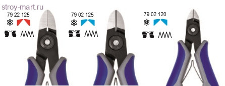 Прецизионные кусачки боковые для электроники KNIPEX 79 52 125 KN-7952125 Прецизионные кусачки боковые для электроники KNIPEX 79 52 125 KN-7952125